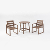 Uplion Factory Directed patio Outdoor coffee shop bar restaurant corner Table Plastic Wood round garden Table