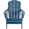 Uplion Waterproof Modern Wood Plastic Garden Patio Beach Classic Chairs Folding Adirondack Chair