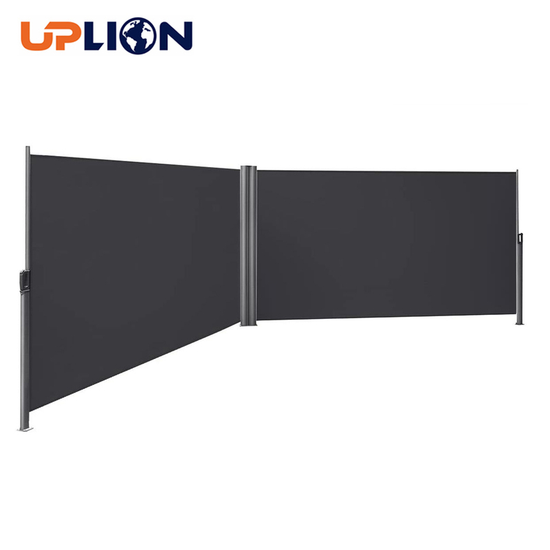 Uplion Outdoor Retractable Awning Sun Shade Aluminium Garden Side Awning