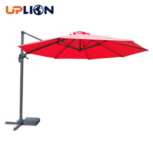 Uplion outdoor windproof Cantilever offset umbrellas sonnenschirm Garden Deck Pool Patio Heavy Duty roma swimming pool Umbrella