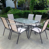 Uplion Garden Patio Morden Extension Table Chair Outdoor Indoor Table And Chairs Set