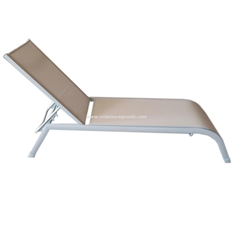 Uplion jardim de alta qualidade ao lado da piscina ao ar livre praia espregui&ccedil;adeira ajust&aacute;vel de alum&iacute;nio