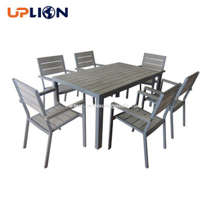 Uplion Garden Line 야외 가구 플라스틱 목재