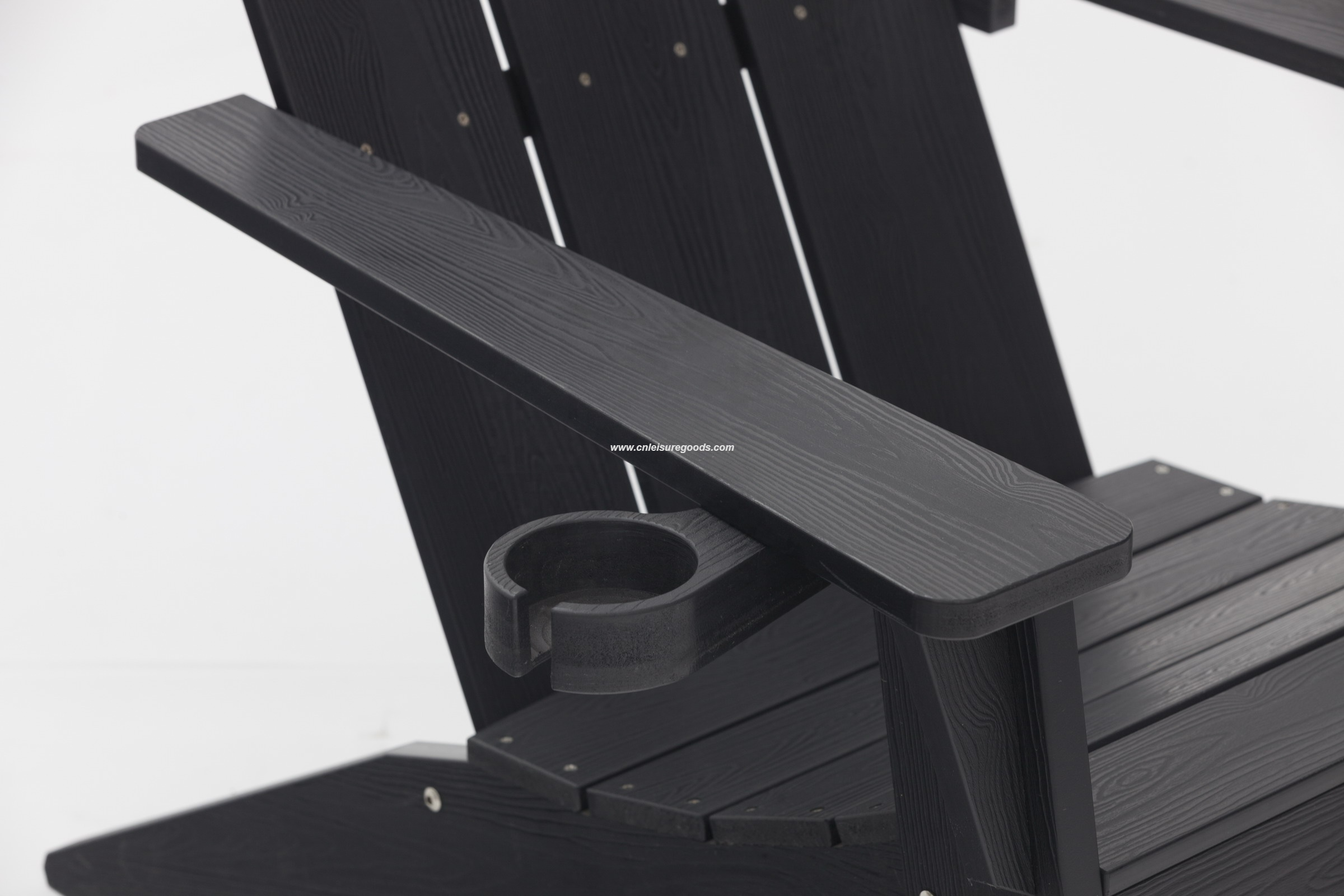 Uplion Hips Plastic Wood Outdoor Patio Adirondack Chair With 3pcs Back