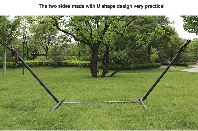 Uplion New style strong portable hammock adjustable hammock with stand 2 person portable hammock