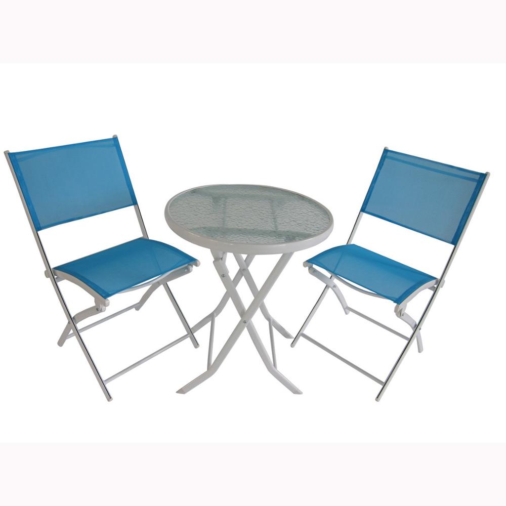 Uplion Garden Furniture Uplion Outdoor steel and fabric sling Garden folding chair