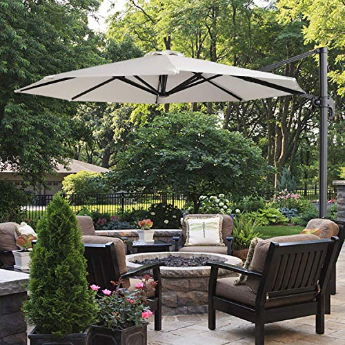 Outdoor garden patio market street Luxury Roma umbrella parasol