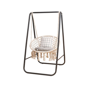 Uplion Indoor and Outdoor Bedroom Hanging Hammock Chair Swing Chair with Cushion