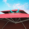 Heavy Duty Sun Umbrella for Garden Deck Pool Patio Outdoor Square Large Cantilever Windproof Umbrella