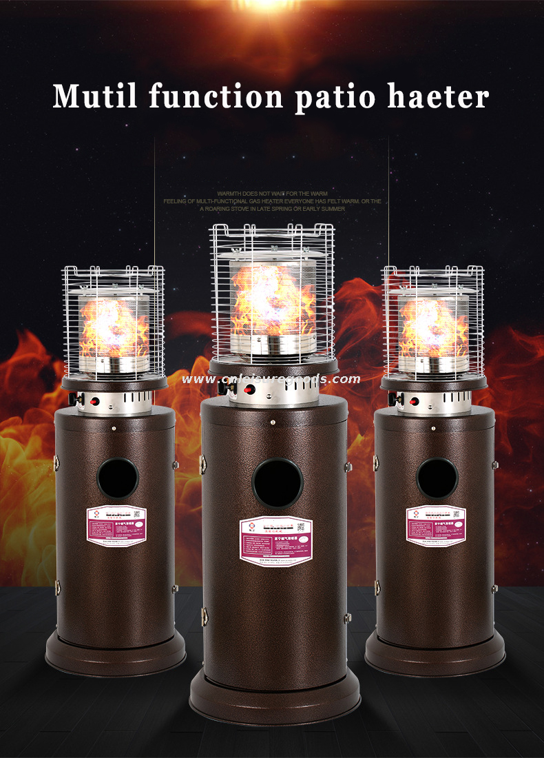 Wholesale Outdoor Stainless Steel Gas Heater Garden Standing Patio Heater