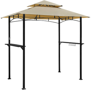 Uplion Outdoor Grill Gazebo with Vented Top, Waterproof BBQ Gazebo for Patio and Backyard