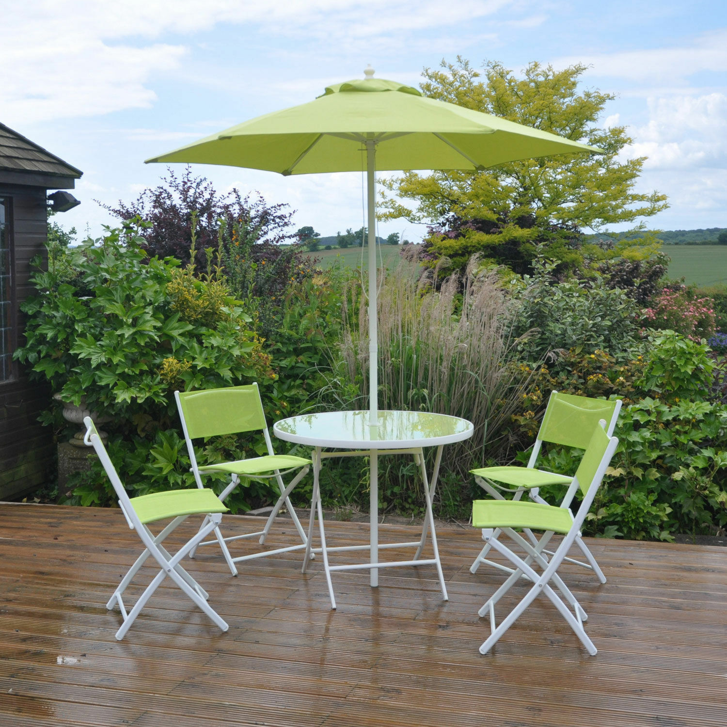 Outdoor villa courtyard garden table and chair furniture design concept