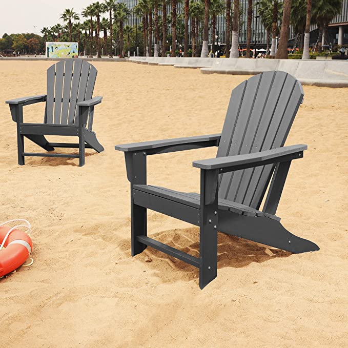 Wholesale Plastic Outdoor Classic Chair Weather Resistant for Patio Garden Adirondack Chair