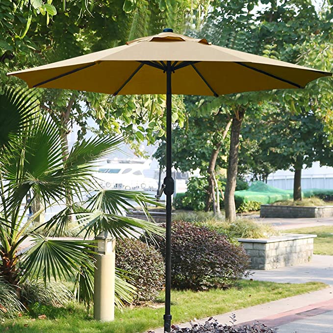 Uplion 10ft Patio Umbrella Outdoor Market Table Umbrella Garden Umbrella Parasol