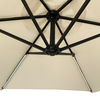 Uplion 10ft Large Round Market Patio Solar LED Light Umbrella Garden Parasol Outdoor Cantilever Umbrella