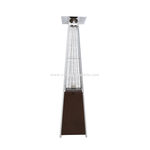 Outdoor Waterproof Tower Type Vertical Windproof Gas Radiant Tube Stainless Steel Courtyard Commercial Quartz Glass Tube Heater