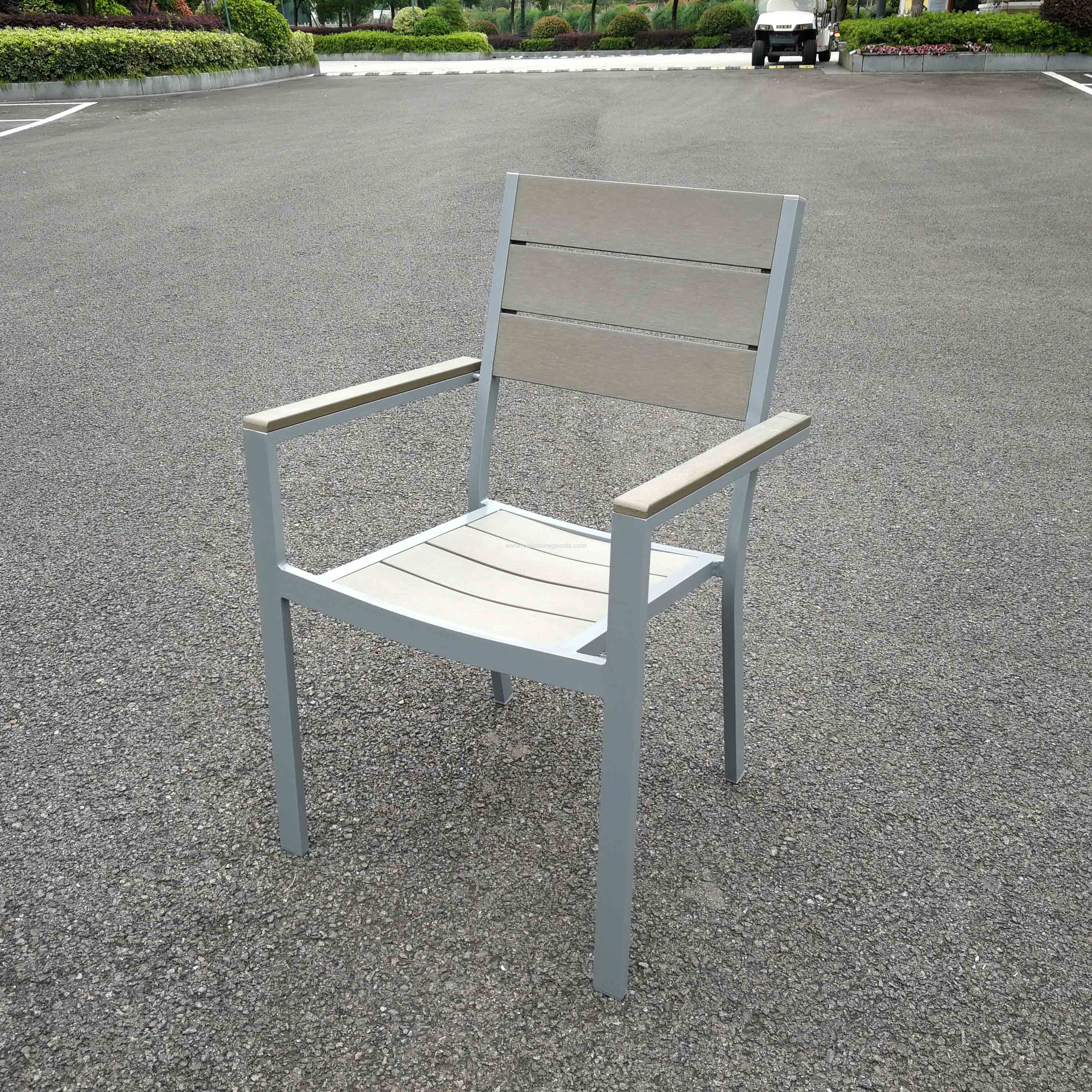 Uplion Gartenm&ouml;bel Outdoor Restaurant St&uuml;hle Terrasse Kunststoff Holz Dinging Stuhl