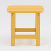 Uplion modern Outdoor Side Table garden deck small plastic wood dining corner table