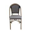 Uplion Outdoor Furniture French Bamboo Look Cafe Chair Bistro Rattan Chairs Wicker Chair