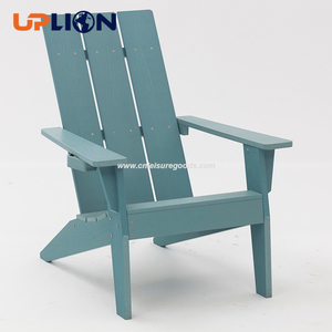 UPLION 高品質工場卸売屋外ガーデン木製プラスチック製アディロンダックチェアバルコニーガーデンとビーチ用