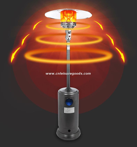 ブタン屋外傘ヒーターガーデンガスヒータースタンドパティオヒーター