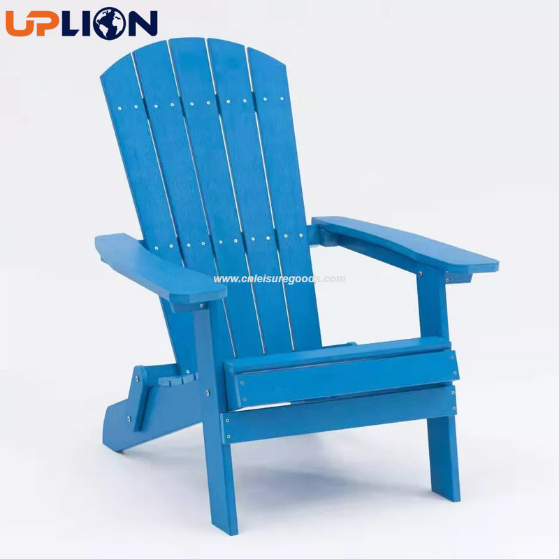 Uplion Garden Folding Waterproof Chair Patio Deck Backyard Folding Adirondack Chair