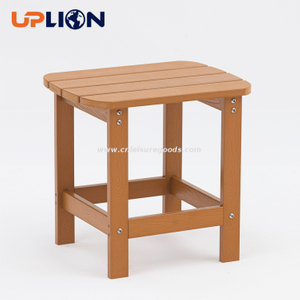Uplion 屋外ガーデンパティオサイドテーブルプラスチック木製の小さなモダンなコーナーテーブル