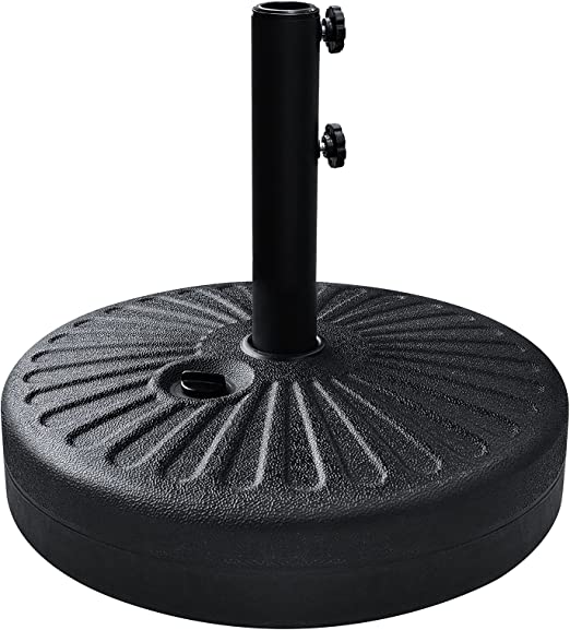 Market Terrace Outdoor Umbrella Base Water and Sand Filling Umbrella Stand base