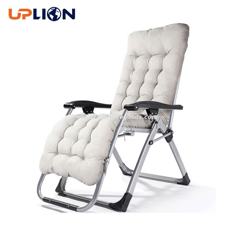 Uplion Soft Folding Outdoor Beach Lounge Chairs Zero Gravity Chairs Verstellbarer Liegestuhl mit Kissen