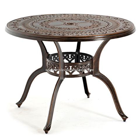 Uplion Europ&auml;isches Set aus Aluminiumguss, Gartenm&ouml;beln, Garten, Terrasse, Caf&eacute;, Tisch und St&uuml;hlen