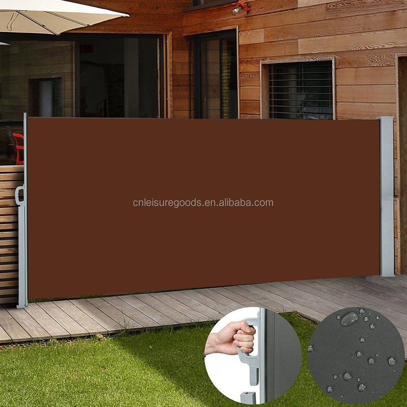 Uplion Waterproof Patio Garden Retractable Side Awning