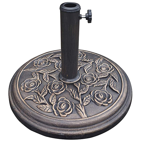 Outdoor parasol base stand heavy-duty patio umbrella stand weight base