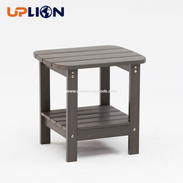 Uplion modern bathroom stool garden patio tea coffee table plastic wood small modern corner table