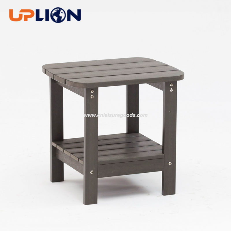 Uplion moderno sgabello da bagno giardino patio tavolino da t&egrave; tavolino in plastica legno piccolo tavolo angolare moderno