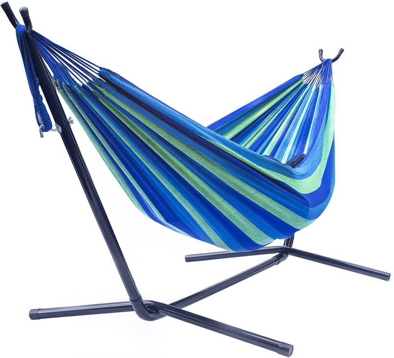 Uplion New style strong portable hammock adjustable hammock with stand 2 person portable hammock