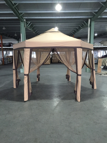 Uplion, venta al por mayor de lujo, tienda de campa&ntilde;a con sombrilla para exteriores, toldo plegable, gazebo emergente con mosquitera