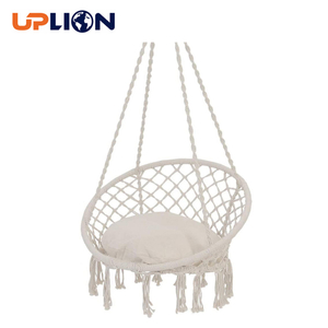Uplion Indoor Outdoor Garden Beige Patio Hammock Chair Hanging Swing