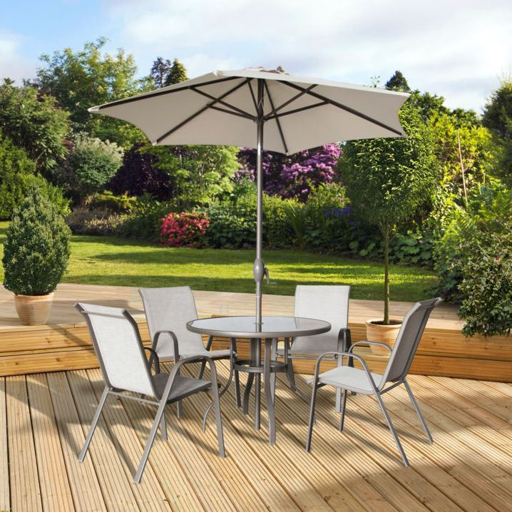 What material is better for outdoor garden patio leisure dinning tables and chairs?