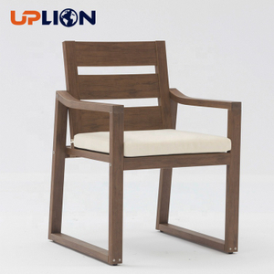 Uplion 야외 안락 의자 파티오 데크 잔디 정원 테라스 뒷마당 연한 갈색 플라스틱 목재 얼룩 마감 슬레이트 의자