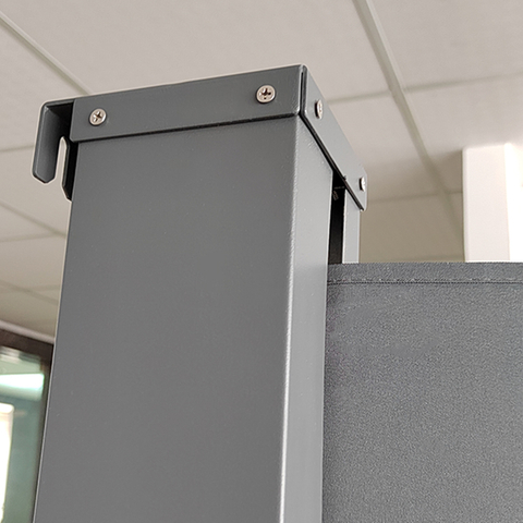 Uplion 2 x 3 m luxuri&ouml;se, wasserdichte Seitenmarkise aus 280 g Polyestergewebe f&uuml;r den Garten und die Terrasse