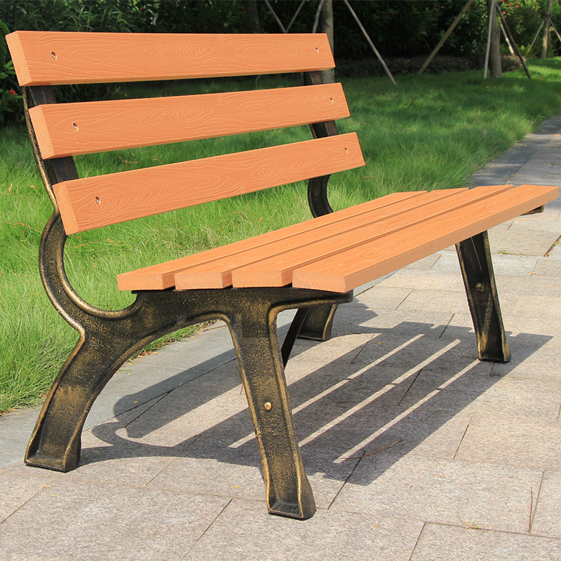 Features of Wood Plastic Park Chair