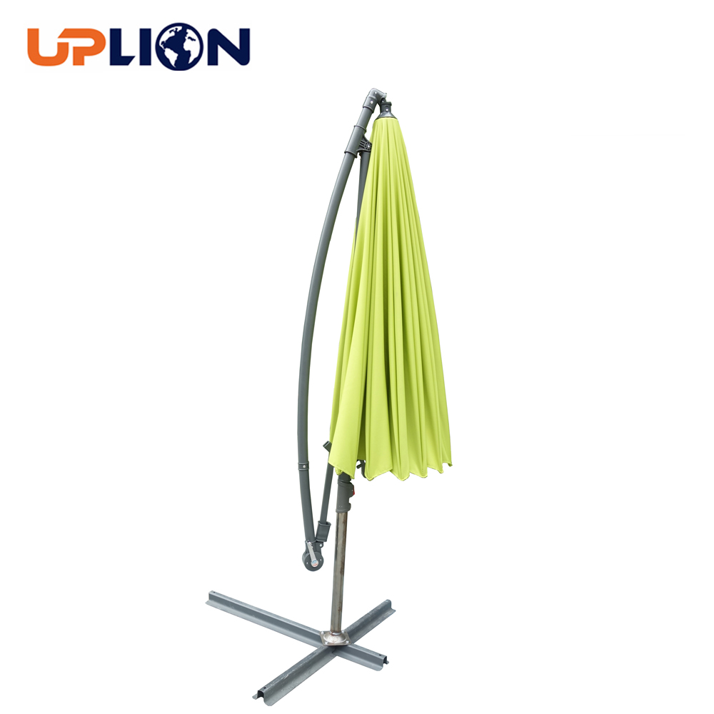 Uplion Outdoor Hanging Sunshade Umbrella Waterproof Cantilever Garden Beach Patio Parasol Umbrella