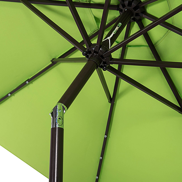 High Quality Led Outdoor Umbrella 3M Waterproof Patio Umbrella Garden Solar Led Light Parasol